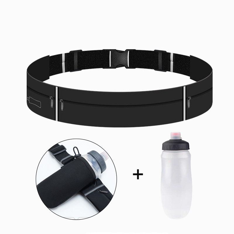 Weight Belt Lifting - Running Belt Waist Bag with Water
