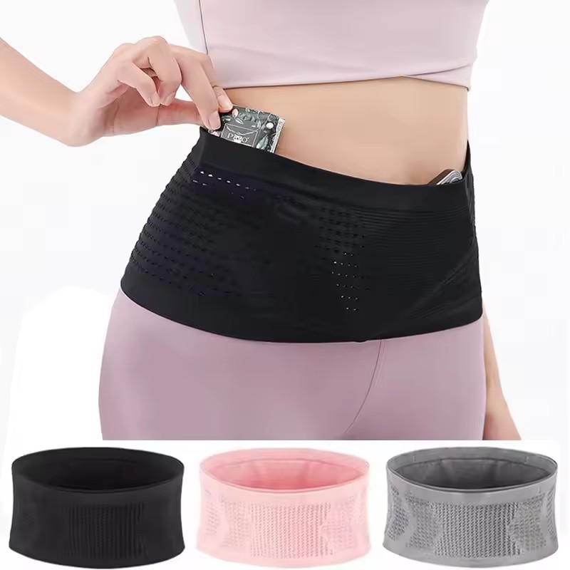 Weight Belt Lifting - Seamless Invisible Running Waist Belt Bag