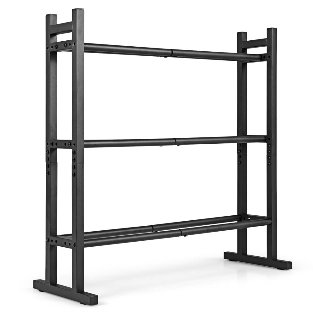 Home Gym Gym - Heavy Duty 3-Tier Dumbbell Rack, Powder