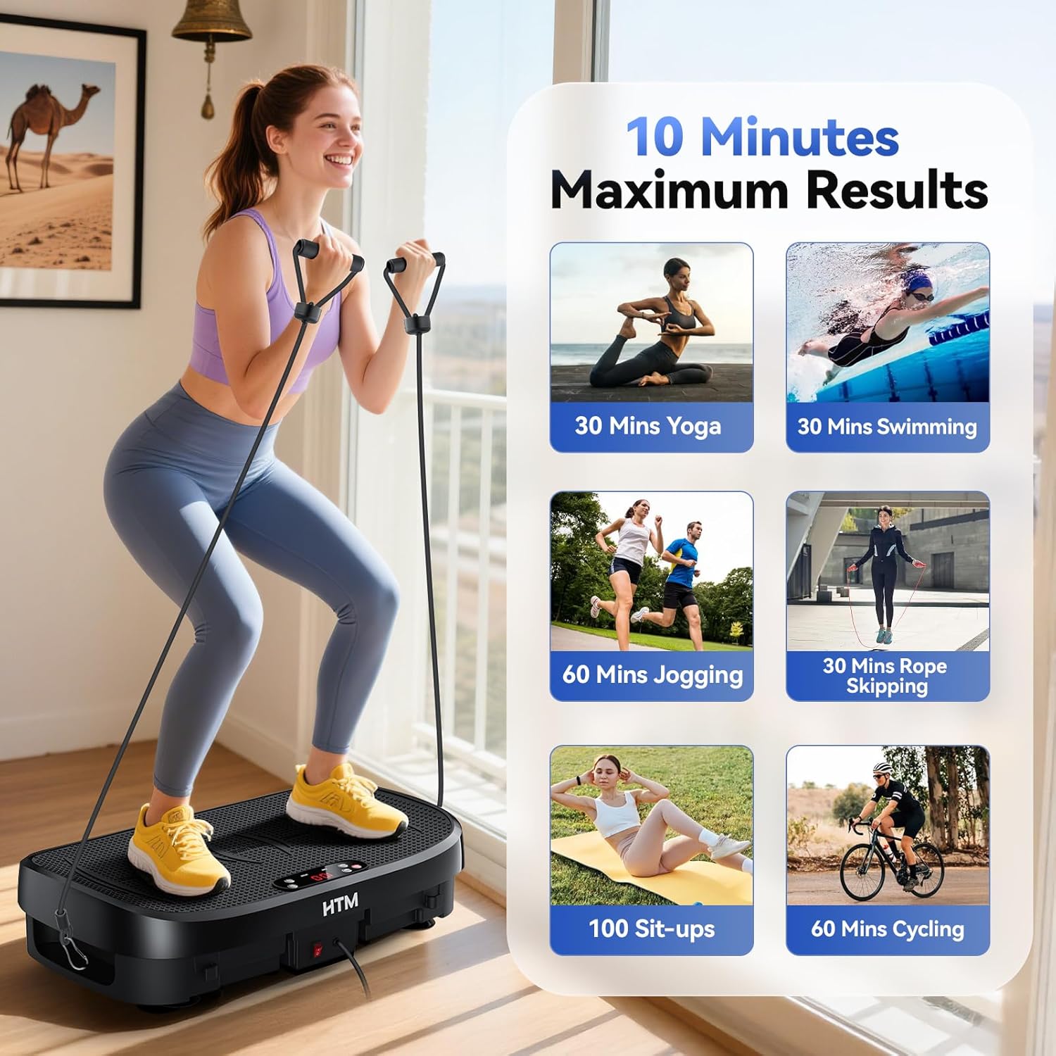 Vibration Plate Fat Burning Fi - đánh giá và giá Home Gym Weight Machine