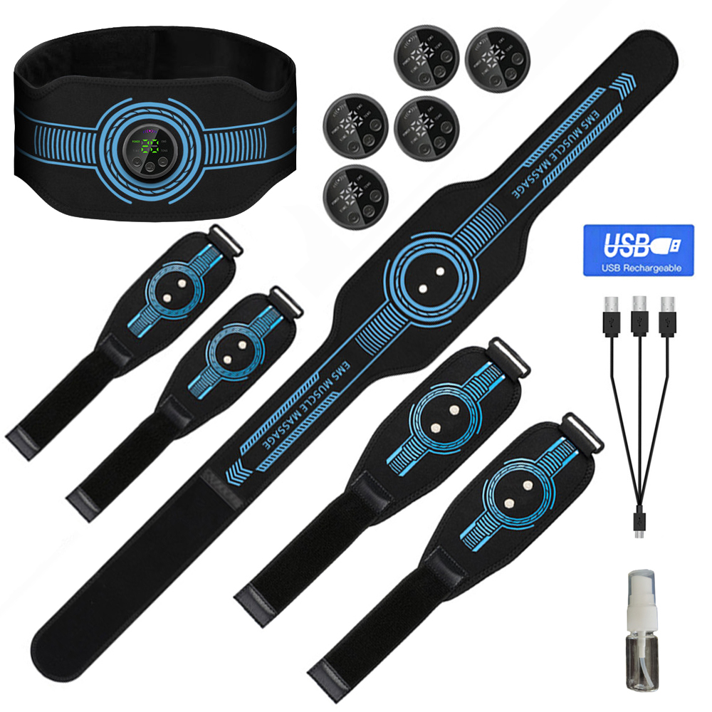 USB Rechargeable Abdominal Mus - đánh giá và giá Weight Belt Lifting