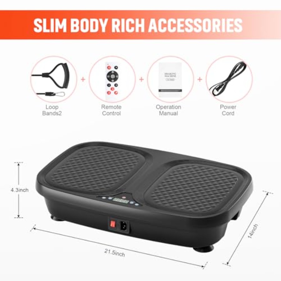 Vibration Plate Exercise Machi - đánh giá và giá Home Gym Weight Machine