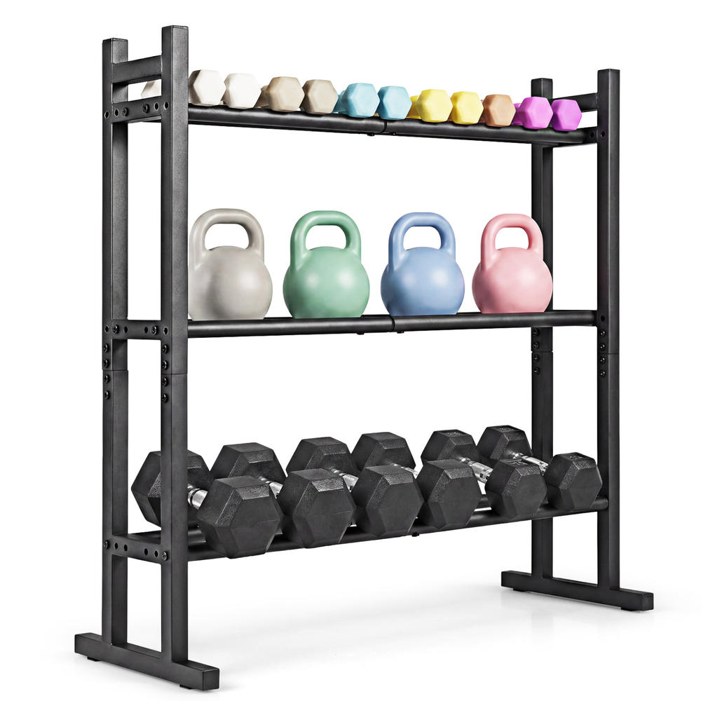 Heavy Duty 3-Tier Dumbbell Rac - đánh giá và giá Home Gym Gym